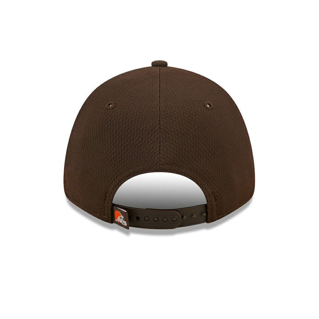 Cleveland Browns New Era Framed AF 9FORTY Snapback Hat - Brown - NFL