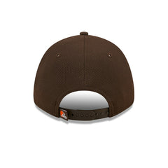 Cleveland Browns New Era Framed AF 9FORTY Snapback Hat - Brown - NFL