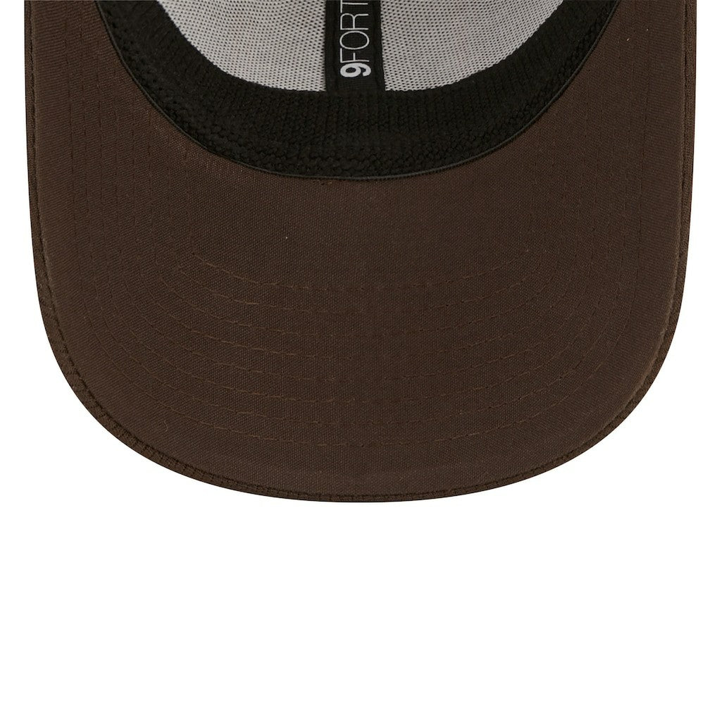 Cleveland Browns New Era Framed AF 9FORTY Snapback Hat - Brown - NFL