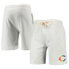 Cincinnati Reds Concepts Sport Mainstream Logo Terry Tri-Blend Shorts Outlet