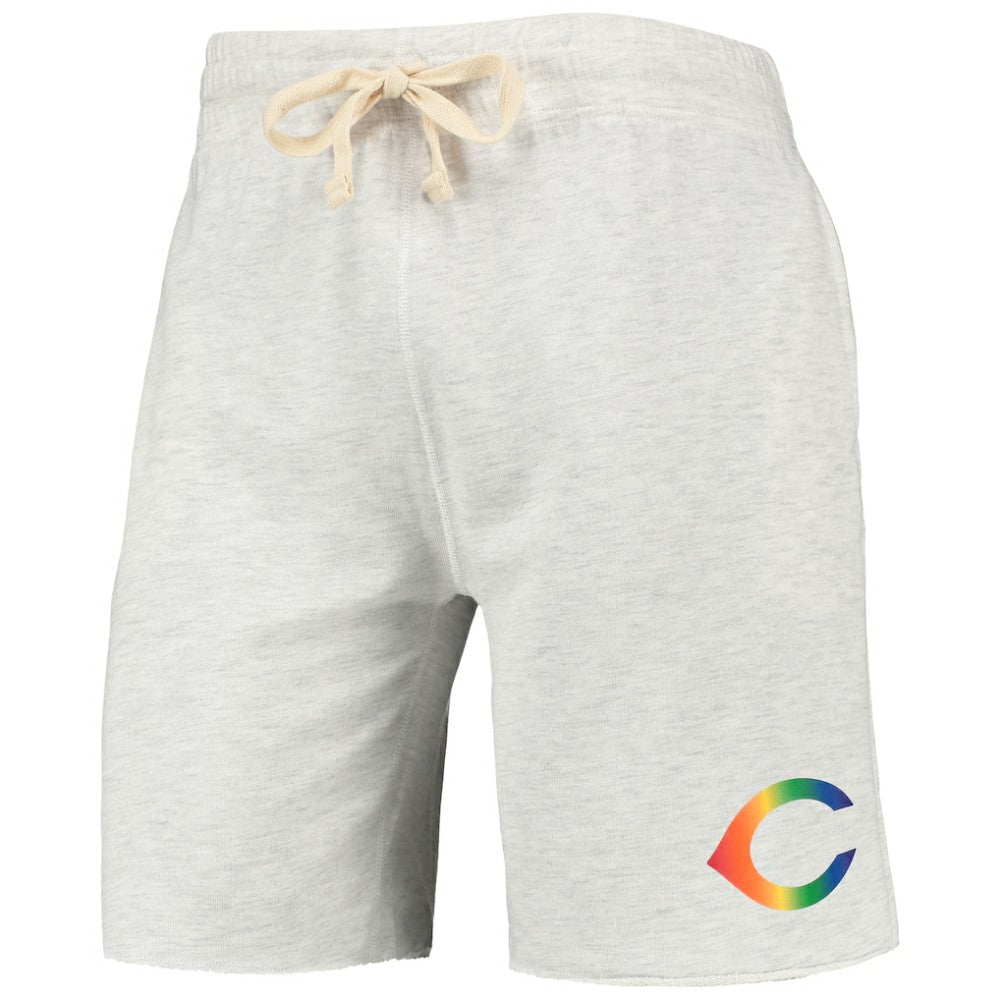 Cincinnati Reds Concepts Sport Mainstream Logo Terry Tri-Blend Shorts Outlet
