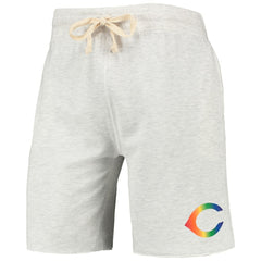 Cincinnati Reds Concepts Sport Mainstream Logo Terry Tri-Blend Shorts Outlet