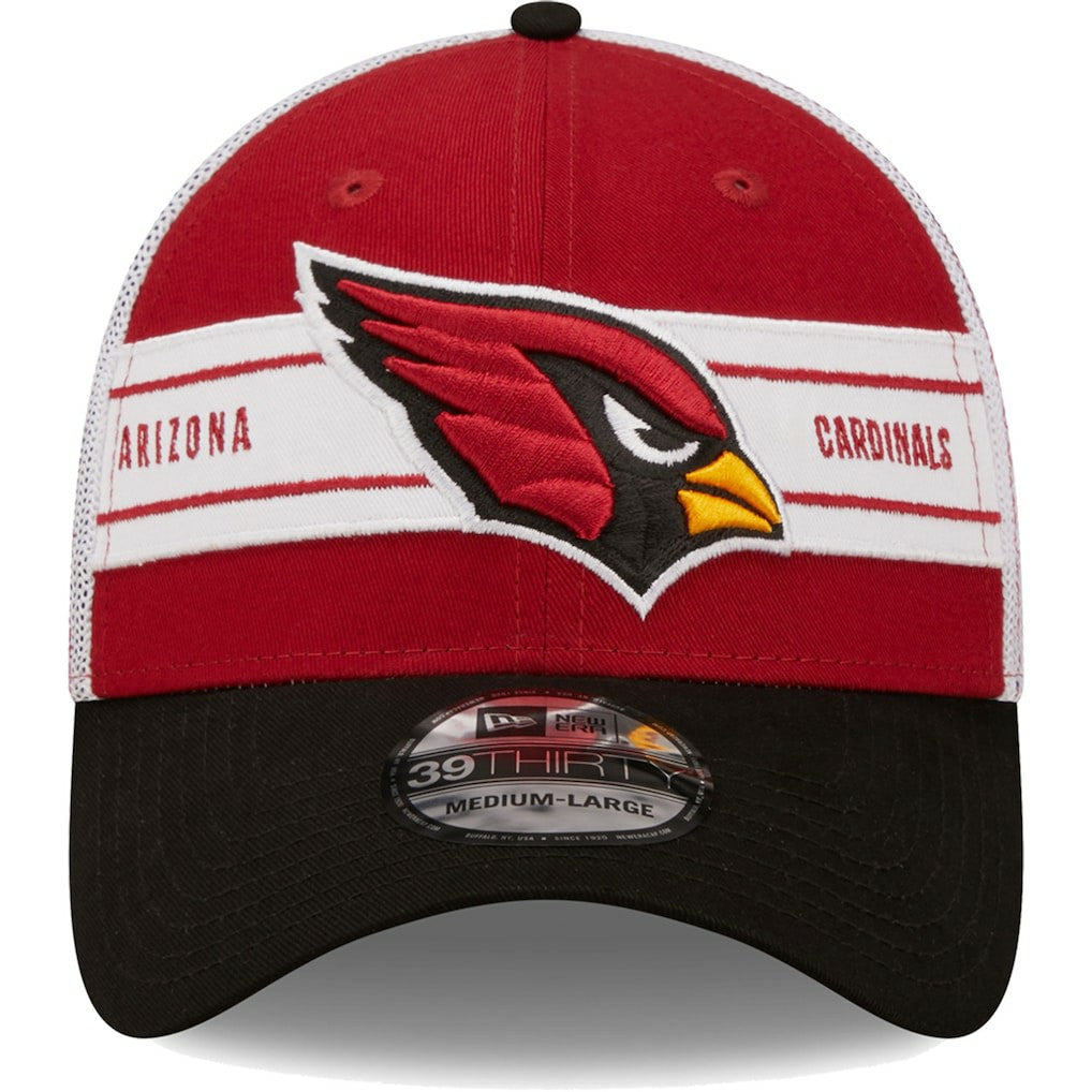 Arizona Cardinals New Era Team Banded 39THIRTY Flex Hat - Cardinal/Black - NFL