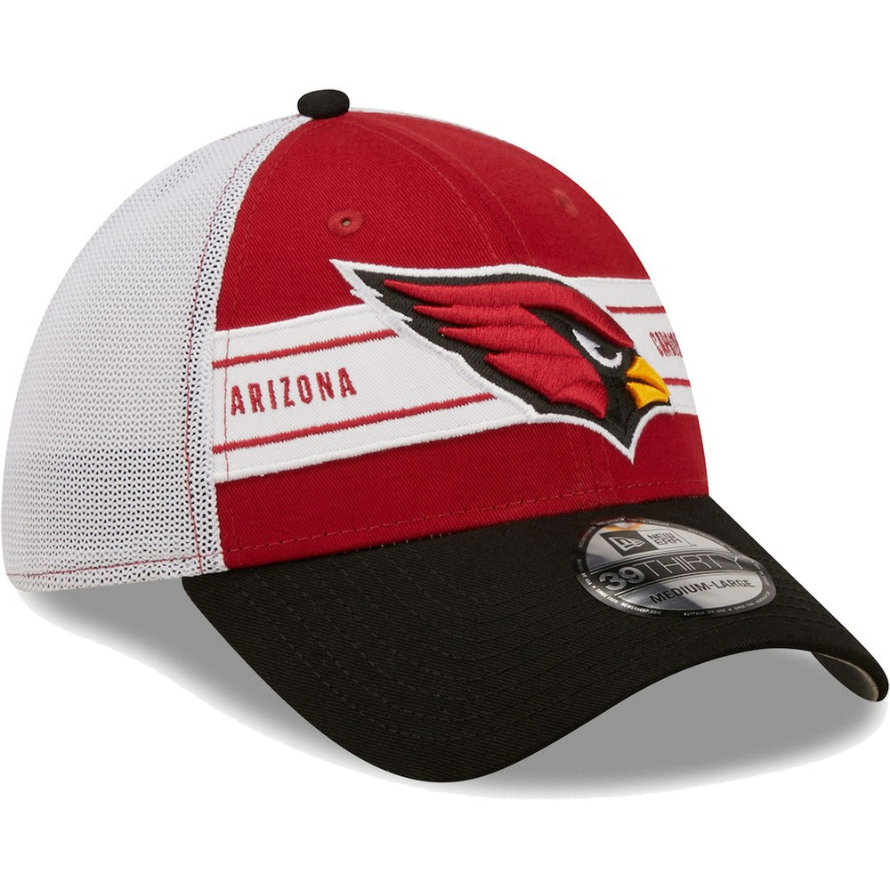 Arizona Cardinals New Era Team Banded 39THIRTY Flex Hat - Cardinal/Black - NFL