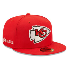 Kansas City Chiefs New Era x Alpha Industries Alpha 59FIFTY Fitted Hat - Red - NFL
