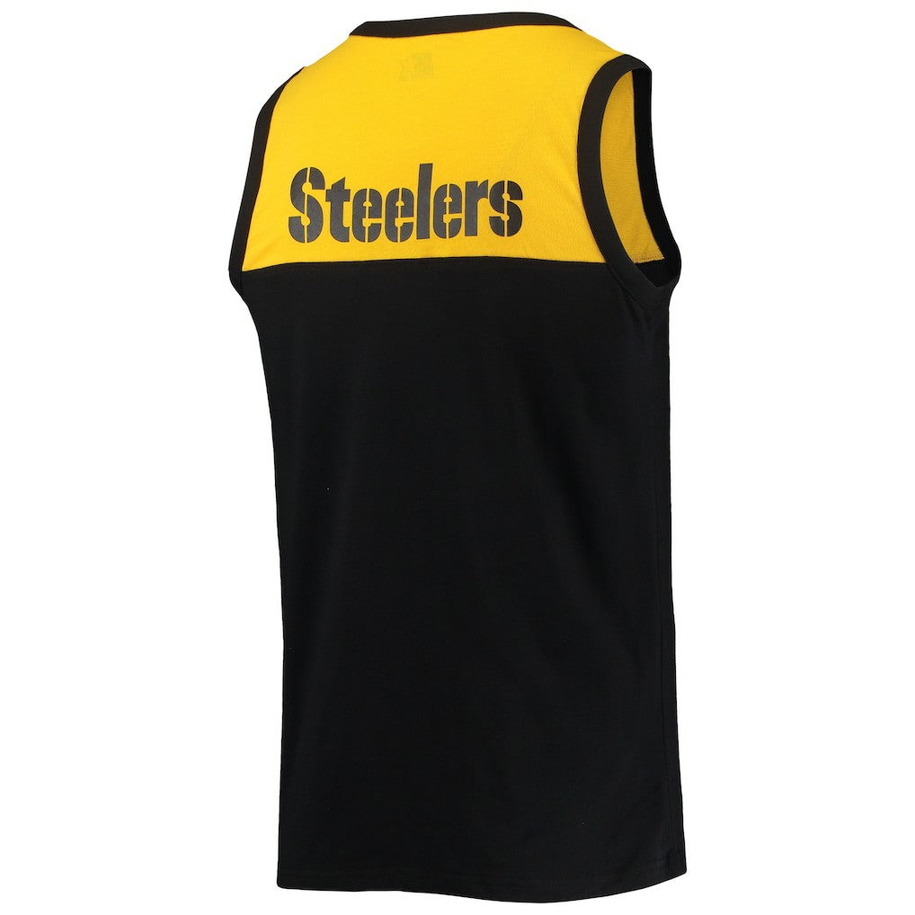 Pittsburgh Steelers Starter Team Touchdown Fashion Tank Top - Black/Gold - NFL
