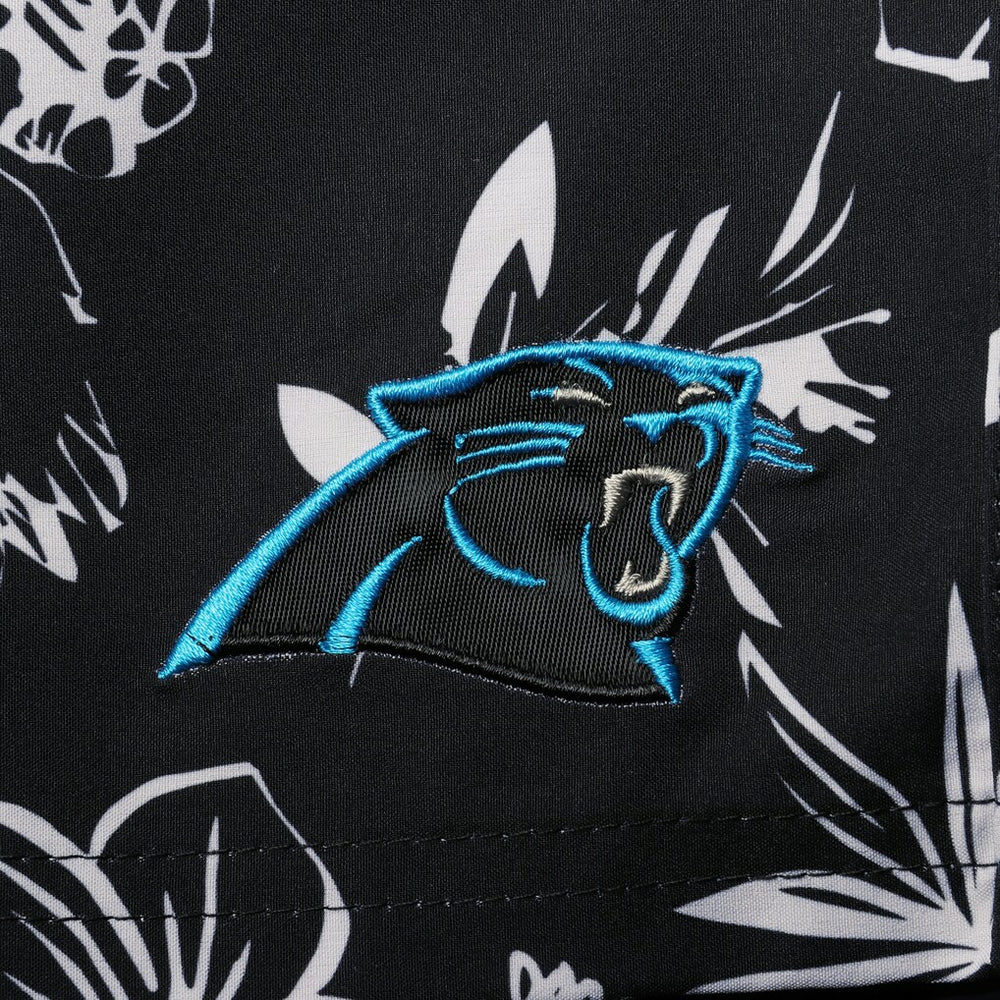 Carolina Panthers G-III Sports by Carl Banks Island Volley Swim Shorts - Black - NFL