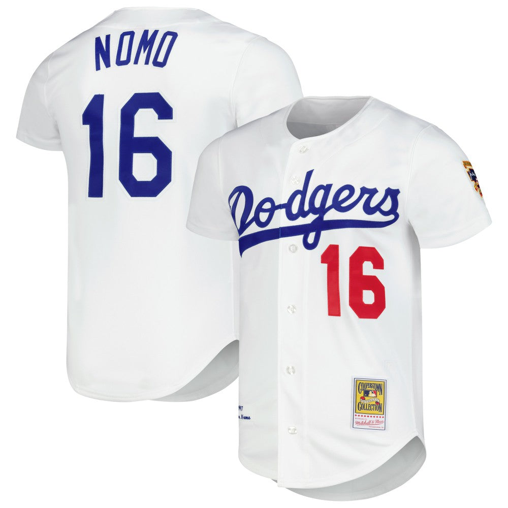 Hideo Nomo Los Angeles Dodgers Mitchell & Ness Cooperstown Collection Authentic Jersey Online