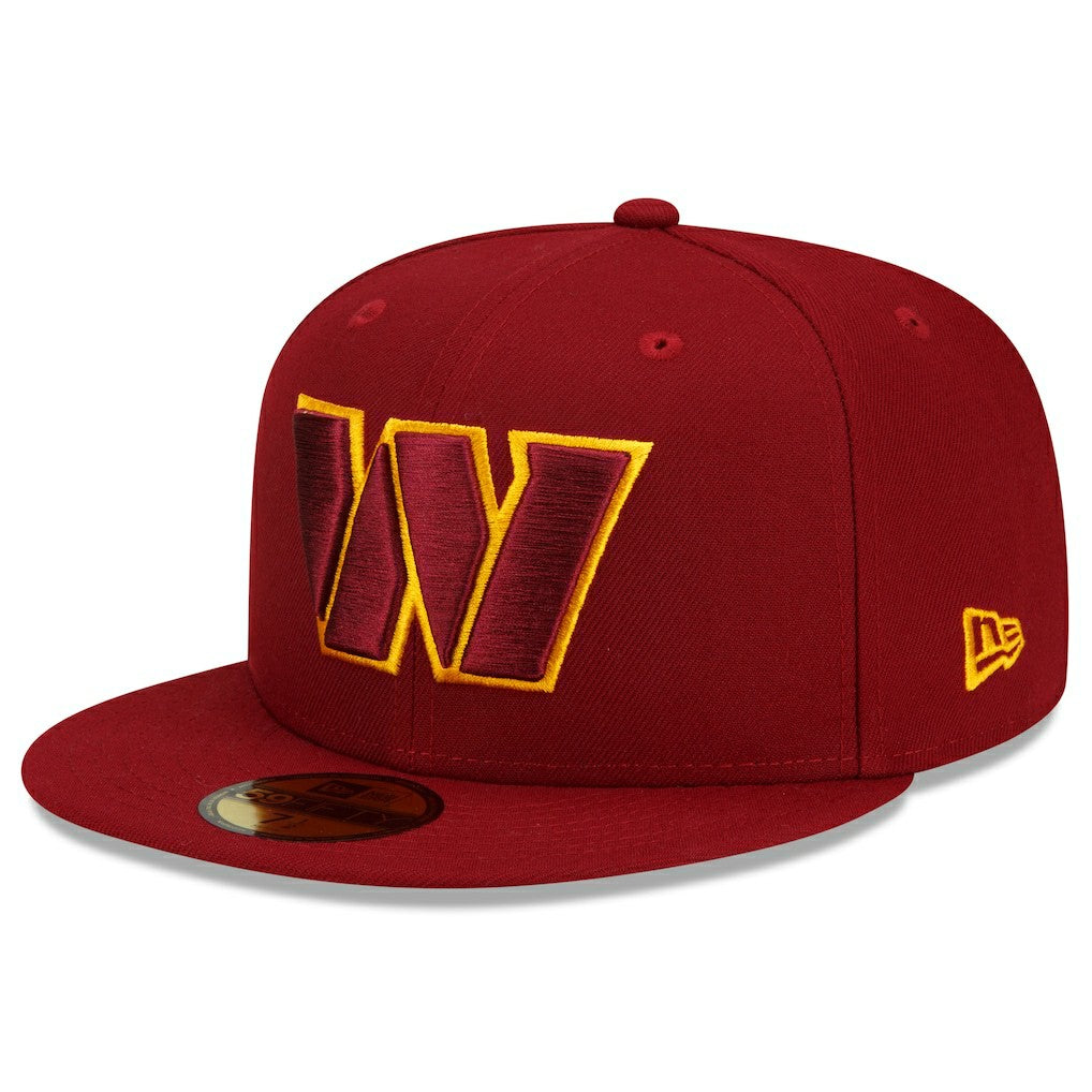 Washington Commanders New Era Team Basic 59FIFTY Fitted Hat - Burgundy - NFL