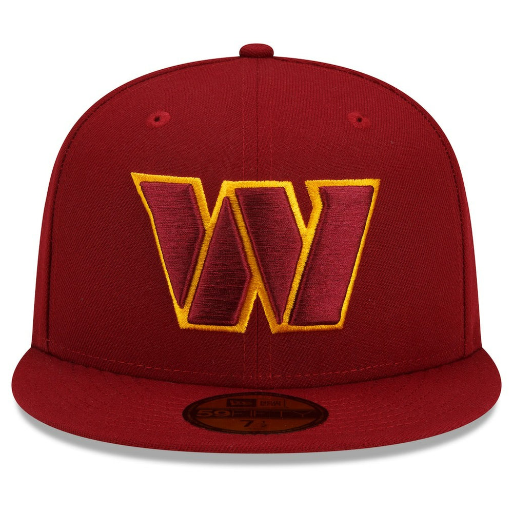 Washington Commanders New Era Team Basic 59FIFTY Fitted Hat - Burgundy - NFL