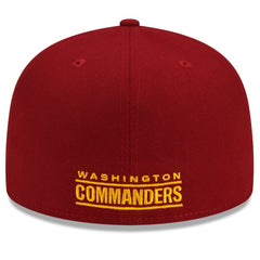 Washington Commanders New Era Team Basic 59FIFTY Fitted Hat - Burgundy - NFL