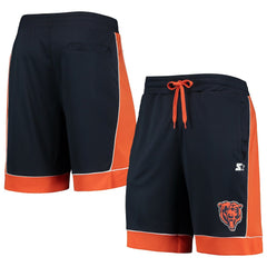 Chicago Bears Starter Fan Favorite Fashion Shorts - Navy/Orange - NFL