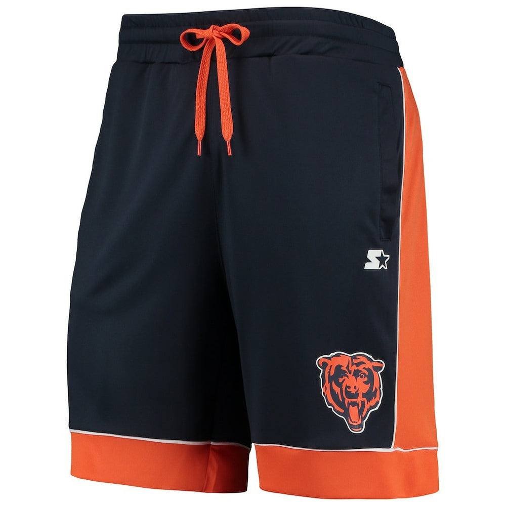 Chicago Bears Starter Fan Favorite Fashion Shorts - Navy/Orange - NFL