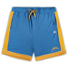 Los Angeles Chargers Starter Fan Favorite Fashion Shorts - Powder Blue/Gold - NFL