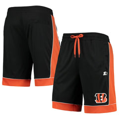 Cincinnati Bengals Starter Fan Favorite Fashion Shorts - Black/Orange - NFL