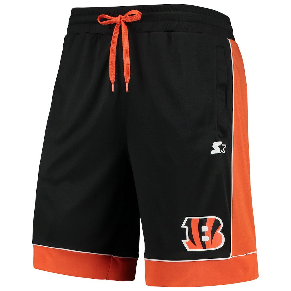 Cincinnati Bengals Starter Fan Favorite Fashion Shorts - Black/Orange - NFL