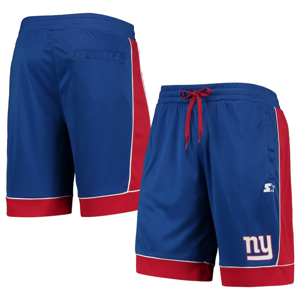 New York Giants Starter Fan Favorite Fashion Shorts - Royal/Red - NFL