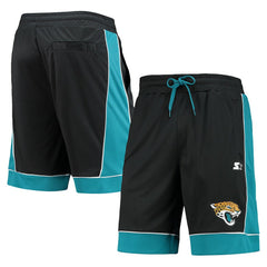 Jacksonville Jaguars Starter Fan Favorite Fashion Shorts - Black/Teal - NFL