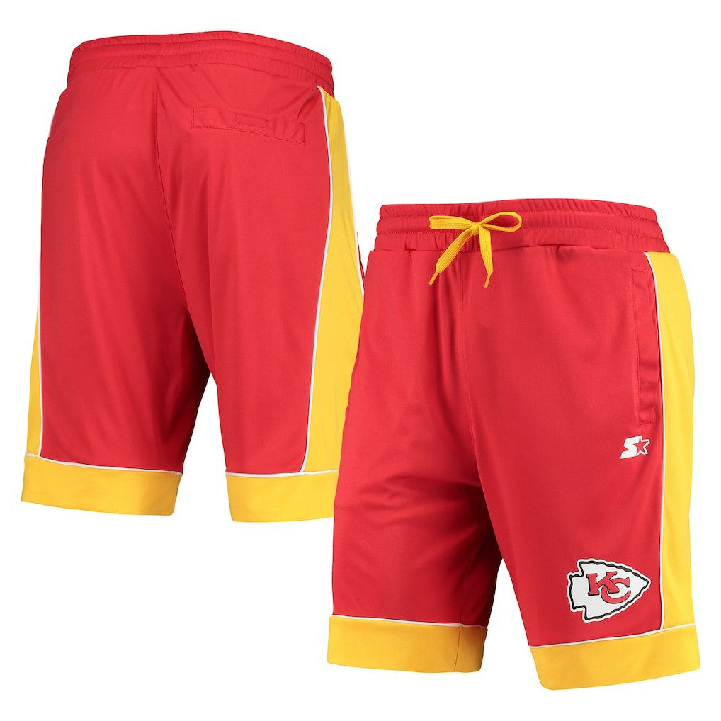 Kansas City Chiefs Starter Fan Favorite Fashion Shorts - Red/Gold - NFL