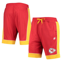 Kansas City Chiefs Starter Fan Favorite Fashion Shorts - Red/Gold - NFL