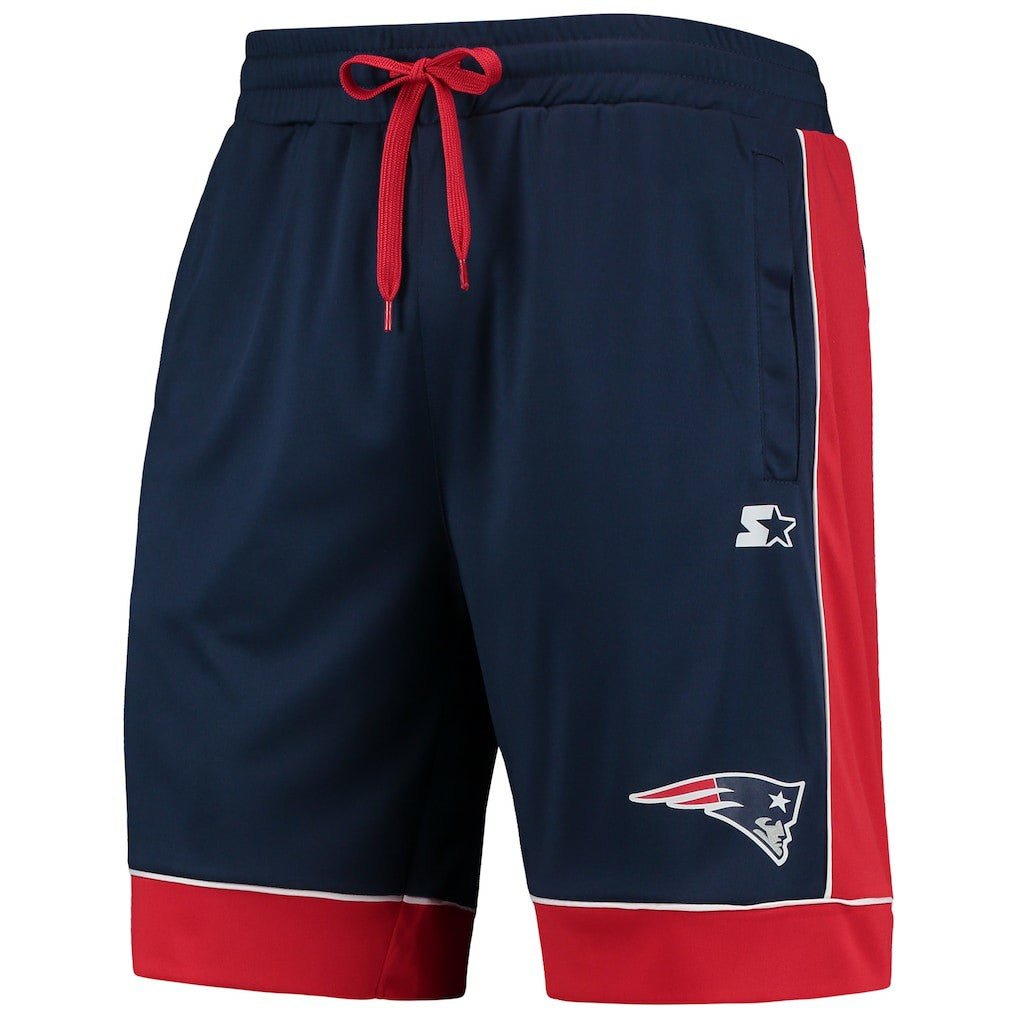New England Patriots Starter Fan Favorite Fashion Shorts - Navy/Red - NFL