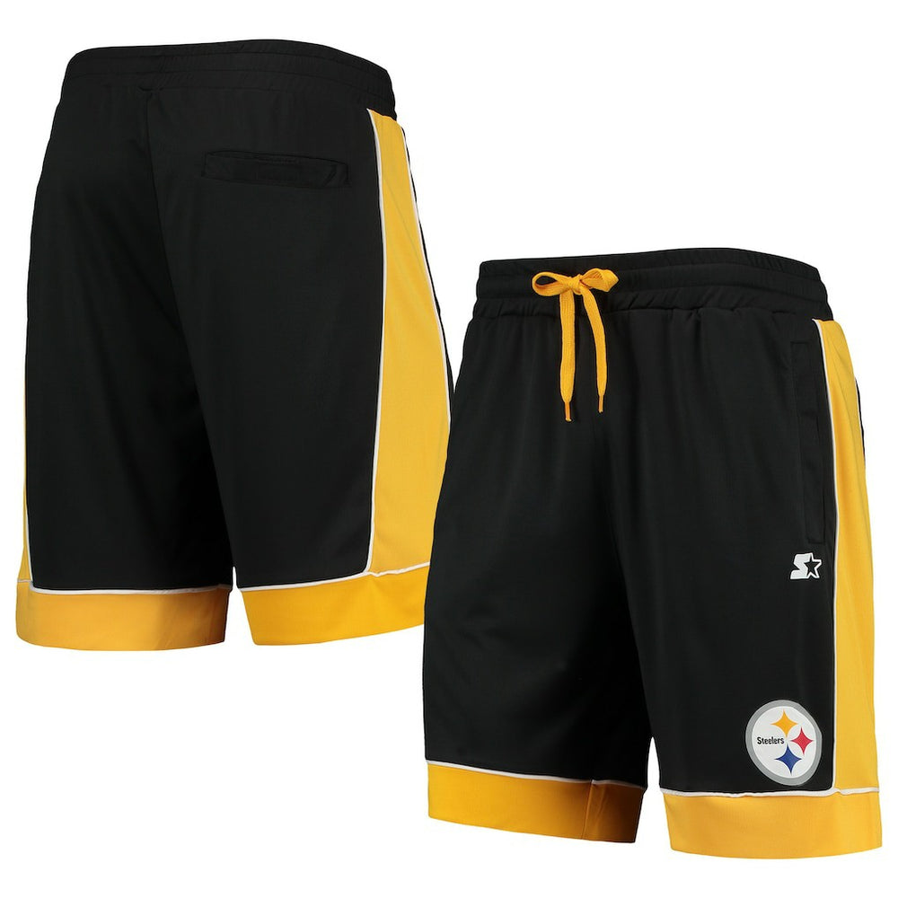 Pittsburgh Steelers Starter Fan Favorite Fashion Shorts - Black/Gold - NFL