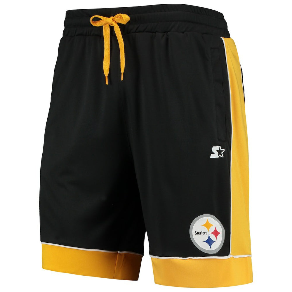 Pittsburgh Steelers Starter Fan Favorite Fashion Shorts - Black/Gold - NFL