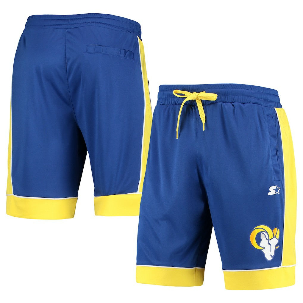 Los Angeles Rams Starter Fan Favorite Fashion Shorts - Royal/Gold - NFL