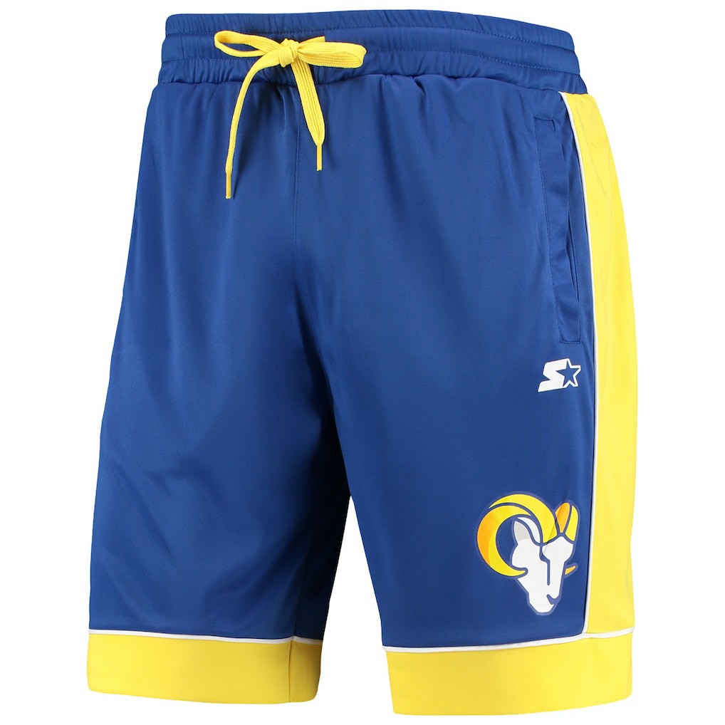 Los Angeles Rams Starter Fan Favorite Fashion Shorts - Royal/Gold - NFL