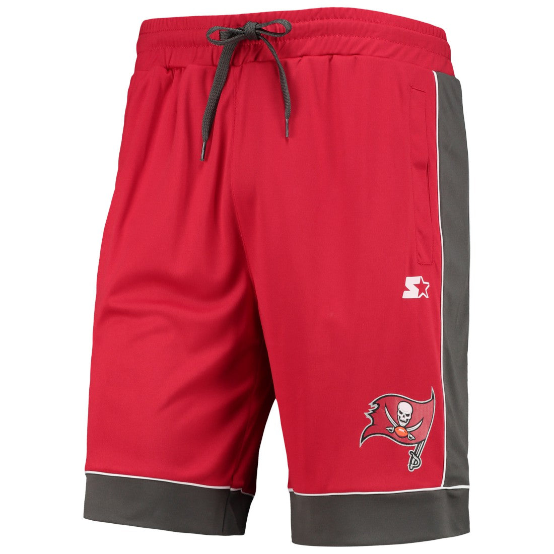 Tampa Bay Buccaneers Starter Fan Favorite Fashion Shorts - Red/Pewter - NFL