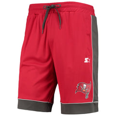 Tampa Bay Buccaneers Starter Fan Favorite Fashion Shorts - Red/Pewter - NFL