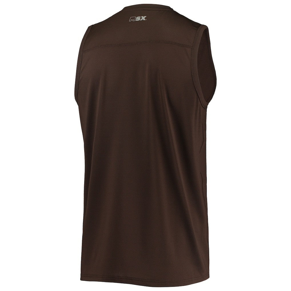 Cleveland Browns MSX by Michael Strahan Rebound Tank Top - Brown - NFL