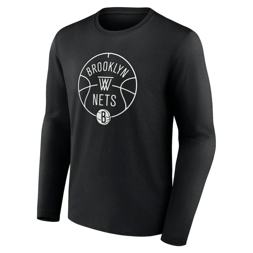 Brooklyn Nets Tip-Off Long Sleeve T-Shirt Black