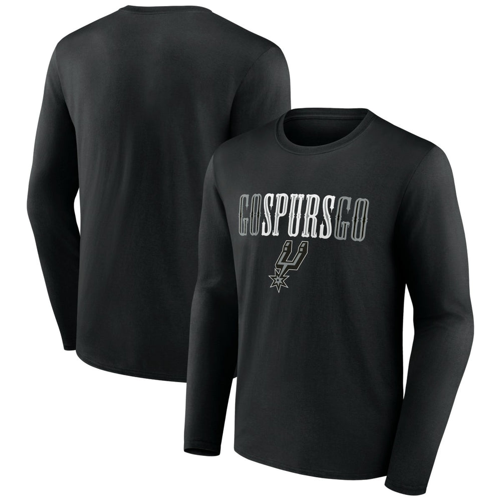 San Antonio Spurs Tip-Off Long Sleeve T-Shirt Black