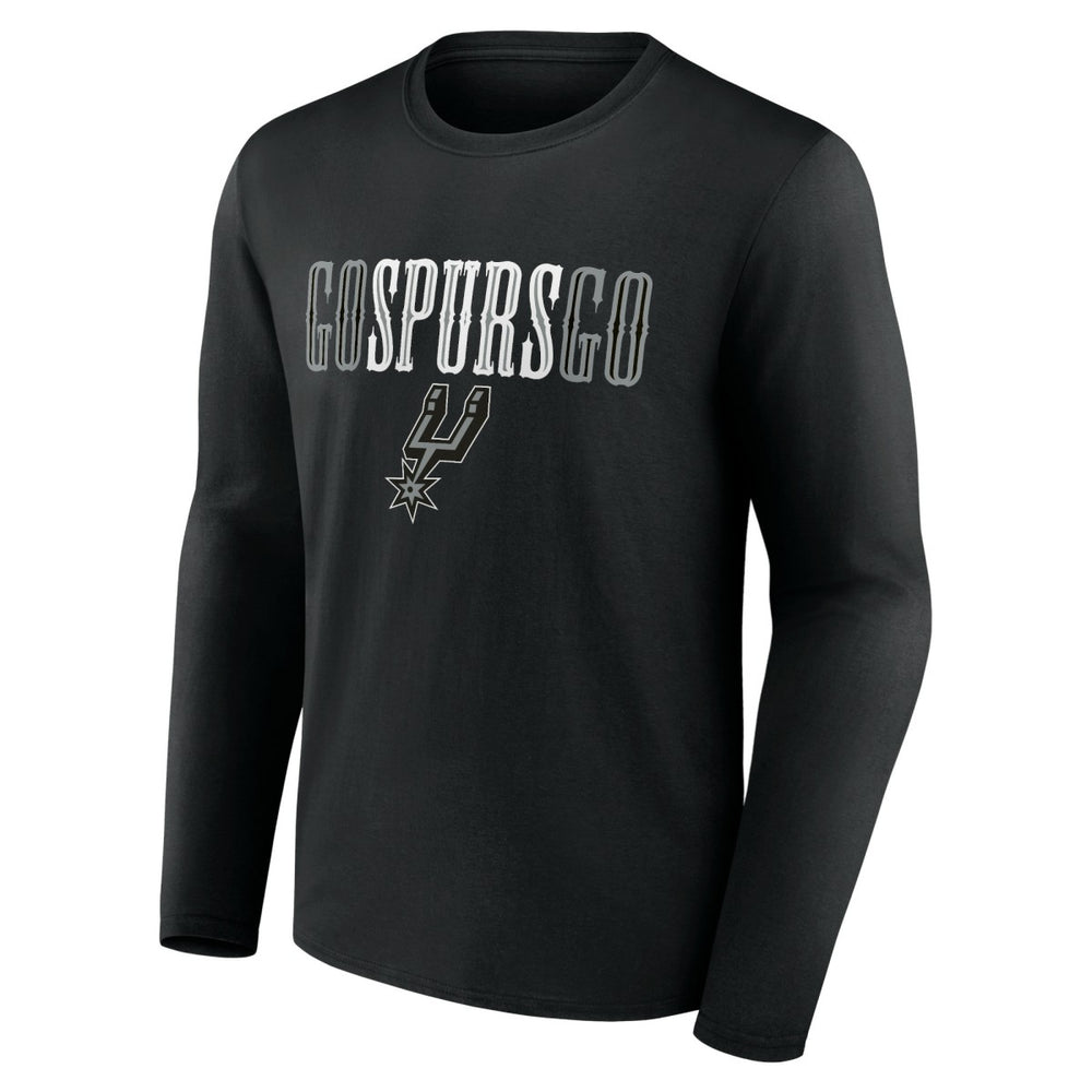 San Antonio Spurs Tip-Off Long Sleeve T-Shirt Black