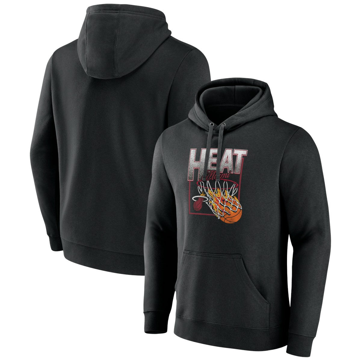 Miami Heat Alley Oop Pullover Hoodie Black