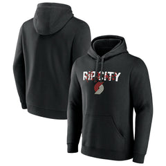 Portland Trail Blazers Tip-Off Pullover Hoodie Black