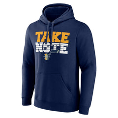 Utah Jazz Tip-Off Pullover Hoodie Navy
