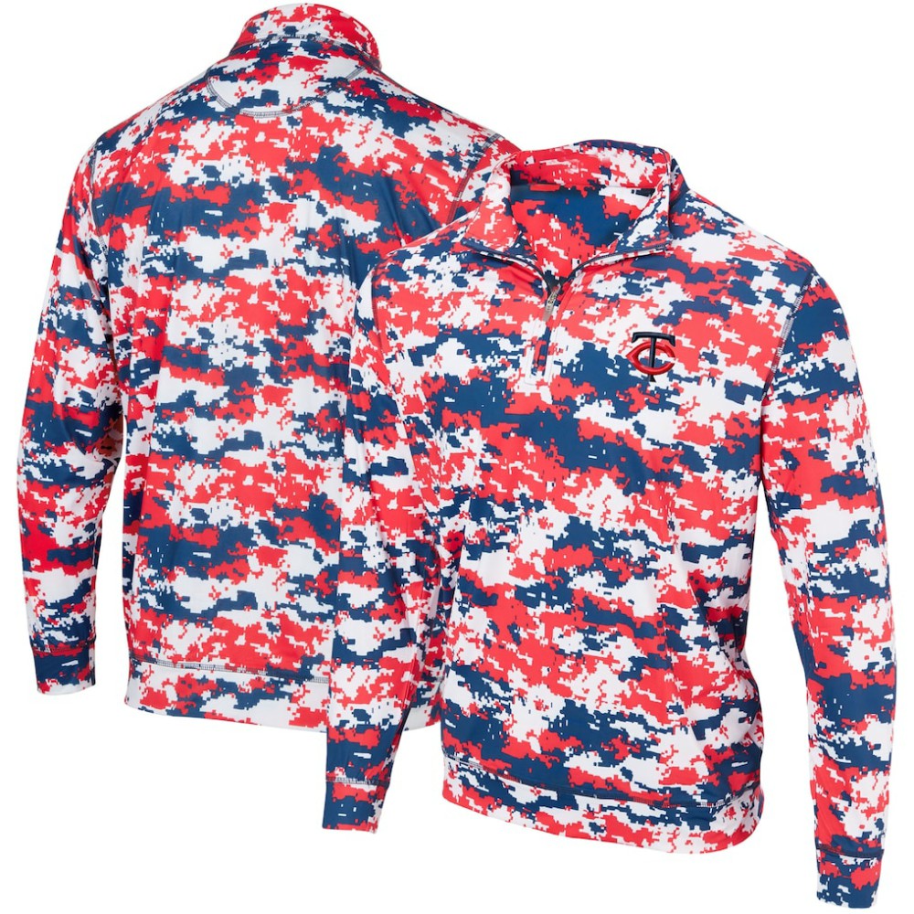 Minnesota Twins Digital Camo Performance Quarter-Zip Pullover Jacket Near Me