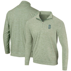 Seattle Mariners Peached Marled Yarn Quarter-Zip Pullover Jacket Near Me
