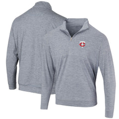 Minnesota Twins Peached Marled Yarn Quarter-Zip Pullover Jacket Sale