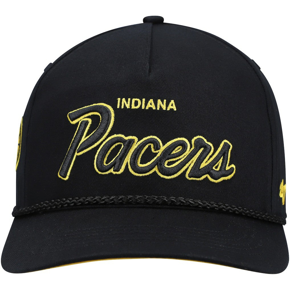 47 brand Indiana Pacers '47 Crosstown Script Hitch Snapback Hat Black