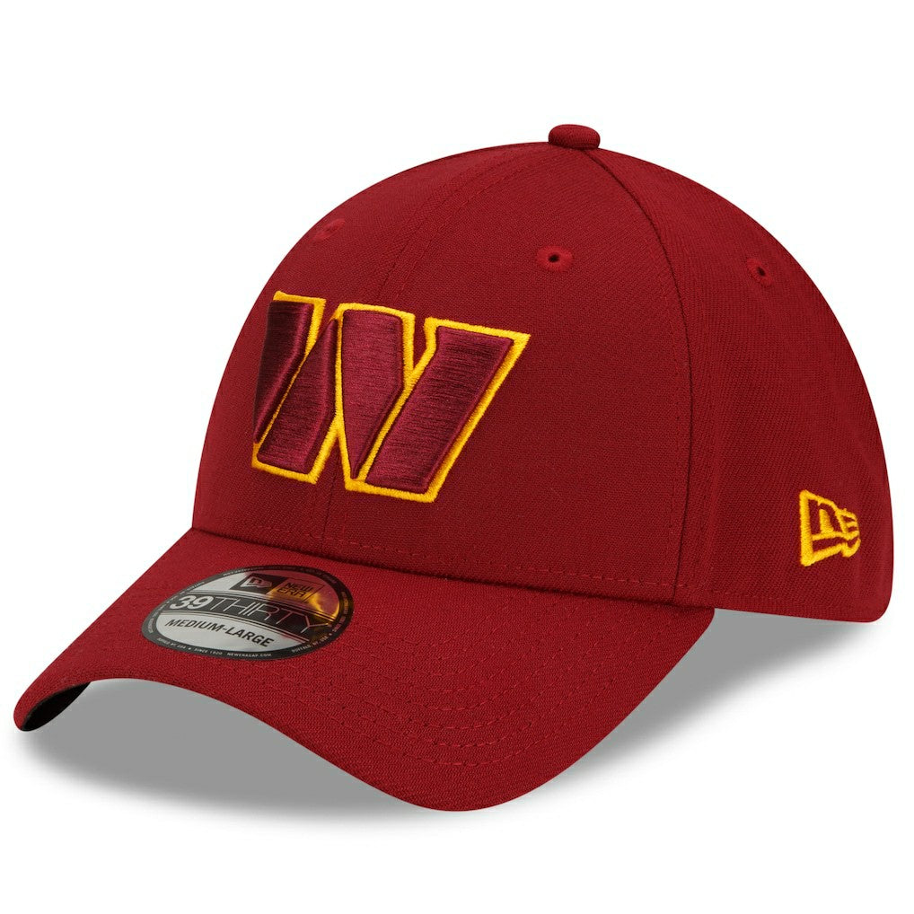 Washington Commanders New Era Team Classic 39THIRTY Flex Hat - Burgundy - NFL