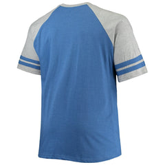 Toronto Maple Leafs Big & Tall Raglan T-Shirt - Heathered Blue | NHL discount