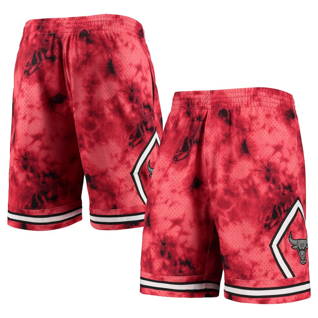 Mitchell & Ness Chicago Bulls Hardwood Classics 1997 Galaxy Swingman Shorts Red