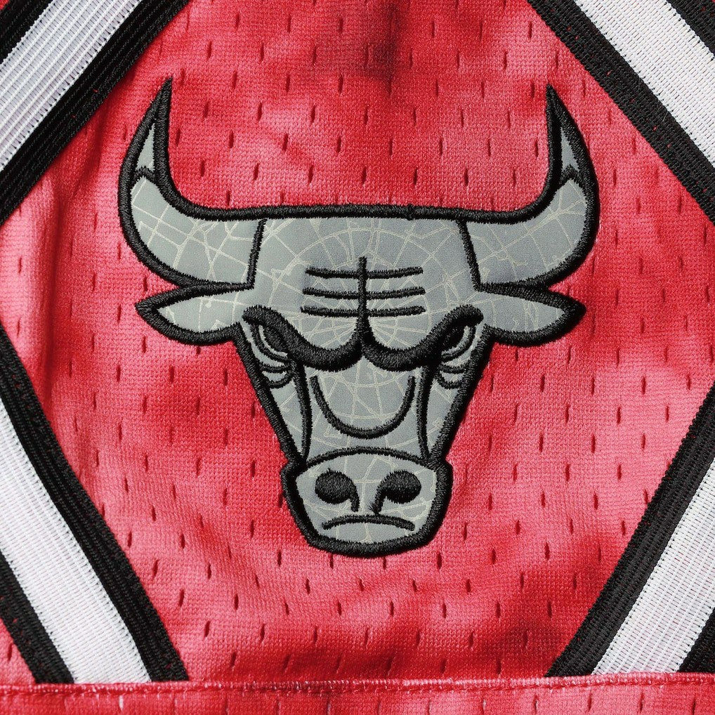 Mitchell & Ness Chicago Bulls Hardwood Classics 1997 Galaxy Swingman Shorts Red