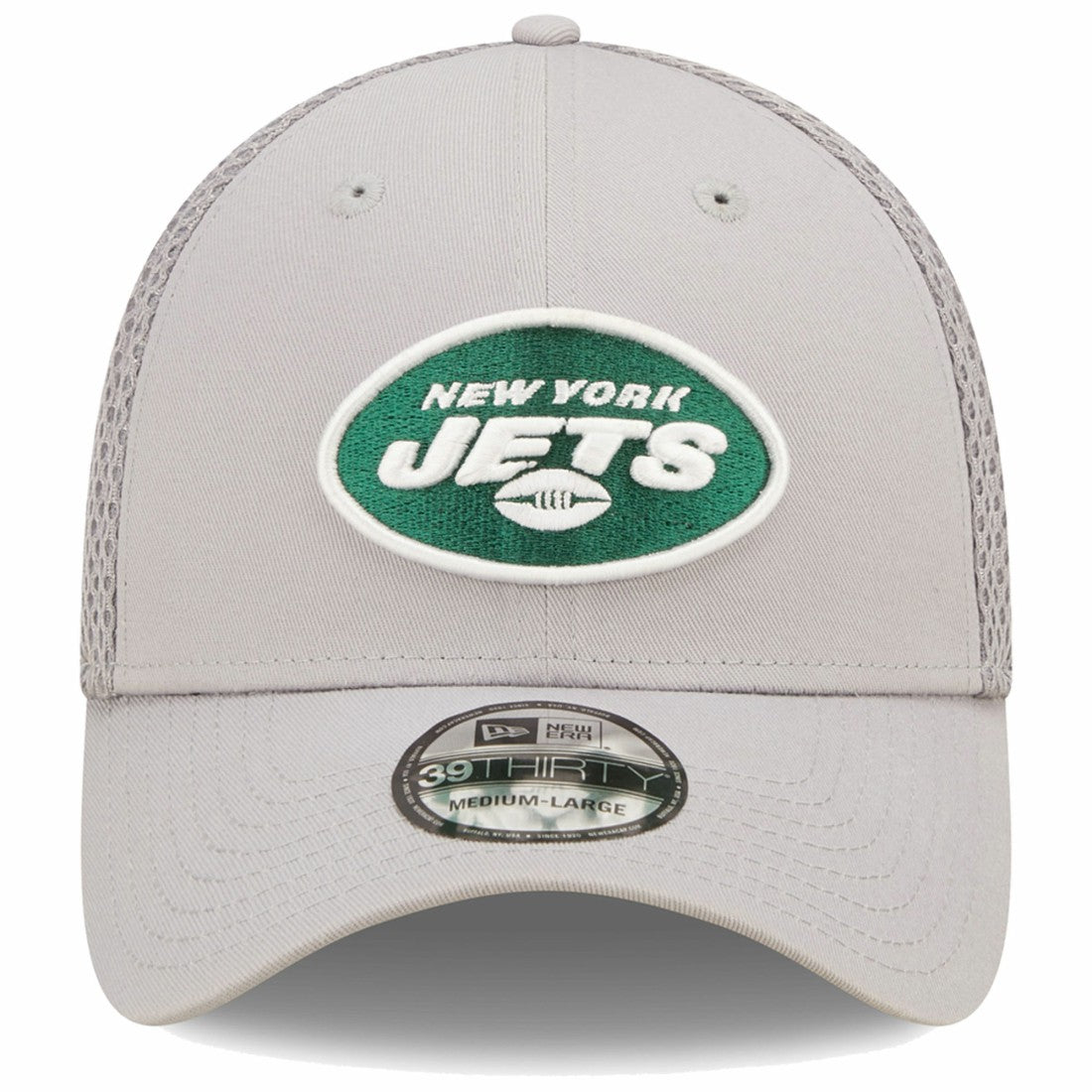 New York Jets New Era Team Neo 39THIRTY Flex Hat - Gray - NFL