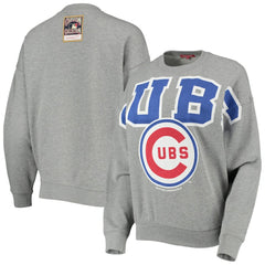 Chicago Cubs Mitchell & Ness Women's Cooperstown Collection Logo Lightweight Pullover Sweatshirt Near Me