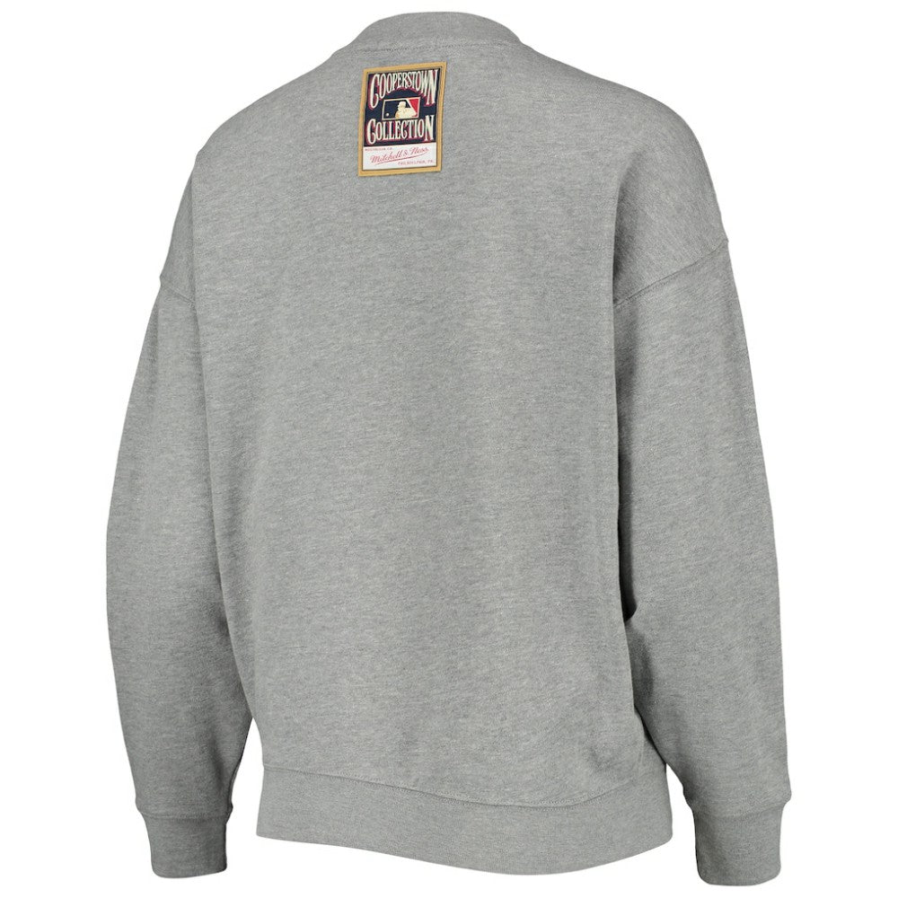 St. Louis Cardinals Mitchell & Ness Women's Cooperstown Collection Logo Lightweight Pullover Sweatshirt Near Me