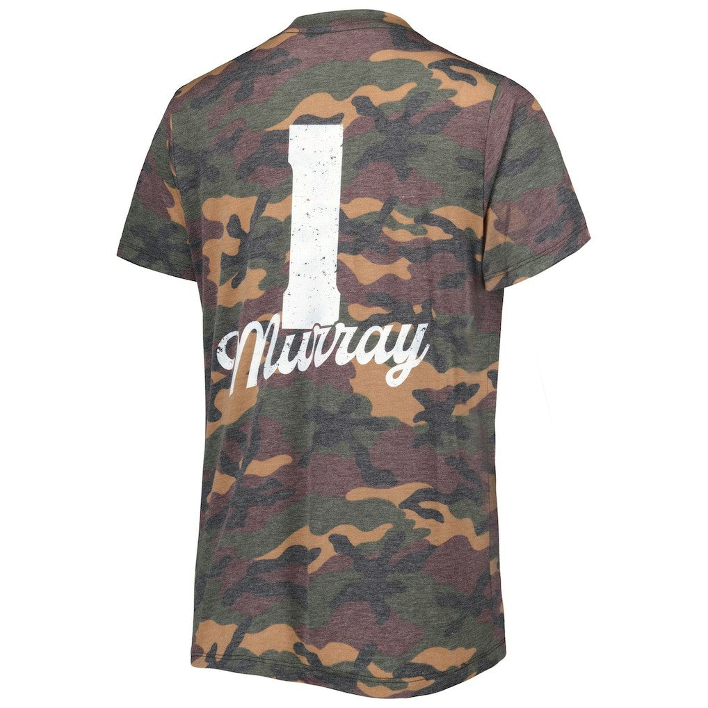 Kyler Murray Arizona Cardinals Majestic Threads Women's Name & Number V-Neck Tri-Blend T-Shirt - Camo - NFL